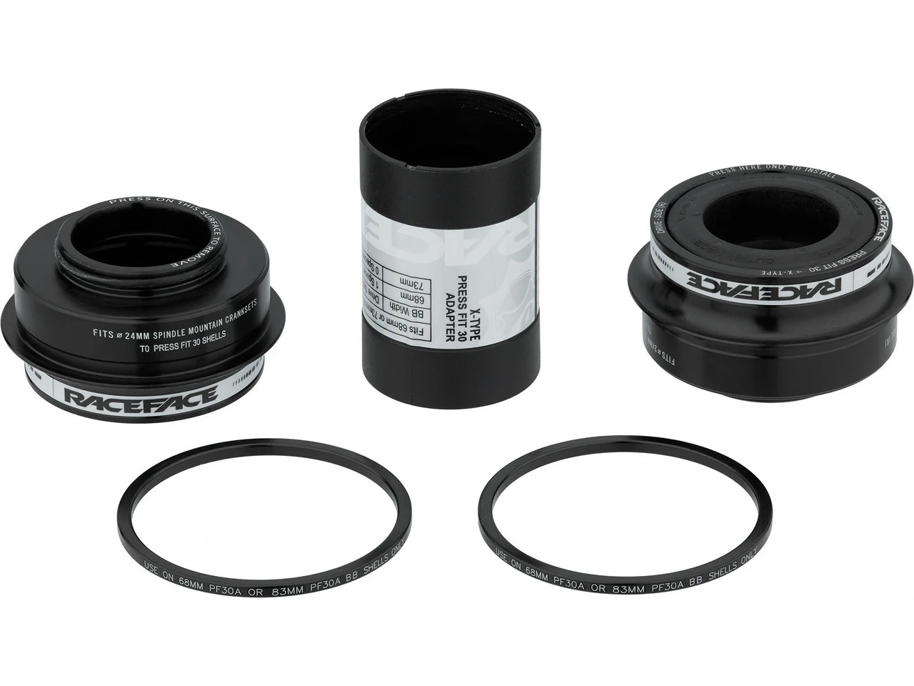 Race Face X-Type PF30 24 Mm Innenlager 73 Mm - Hochwertiges Innenlager für Fahrräder – Bild 4