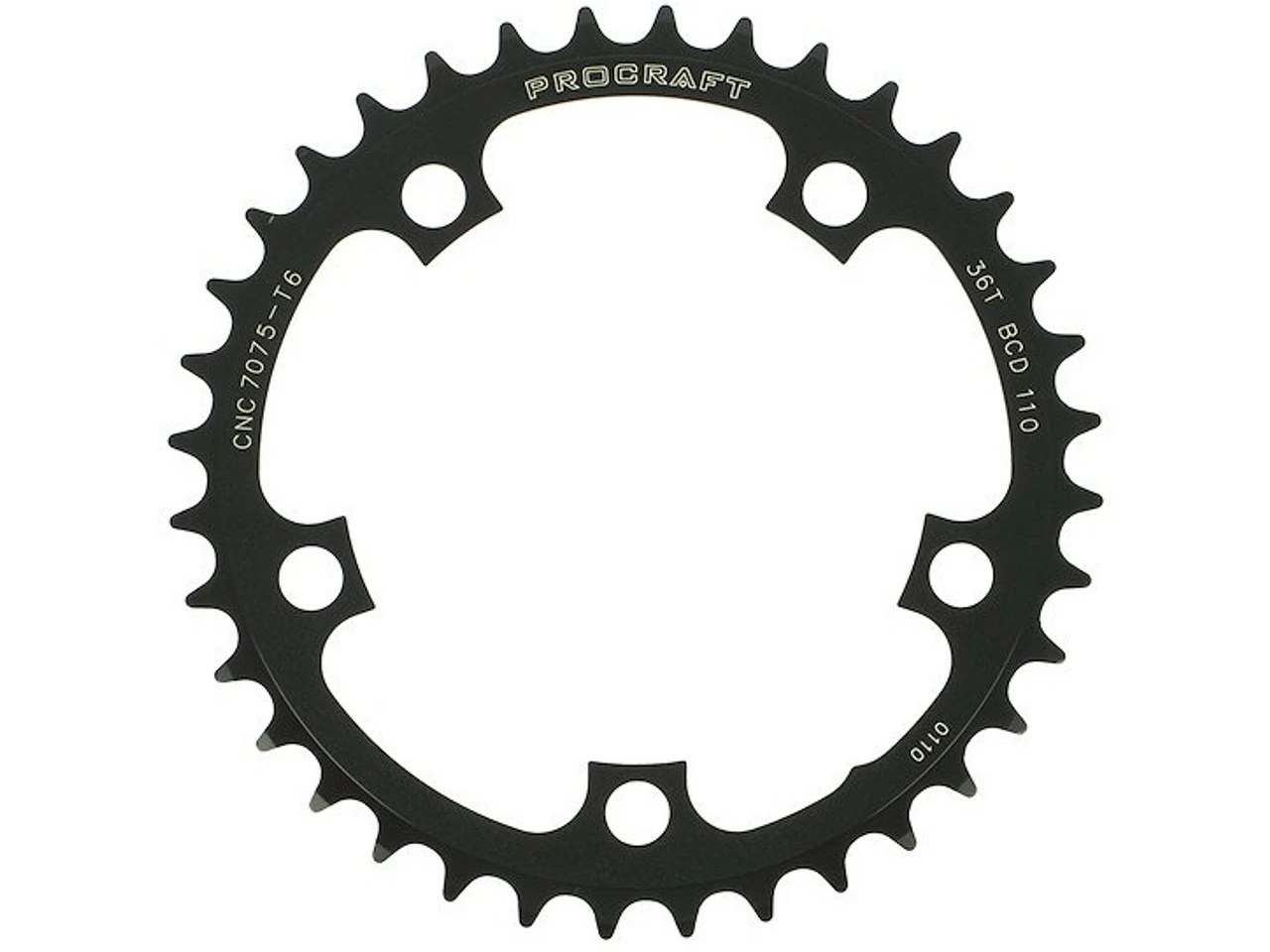 Procraft Kettenblatt Compact, 10-fach, 5-Arm, 110mm Lochkreis - Hochwertiges Kettenblatt für präzises Schalten – Bild 2