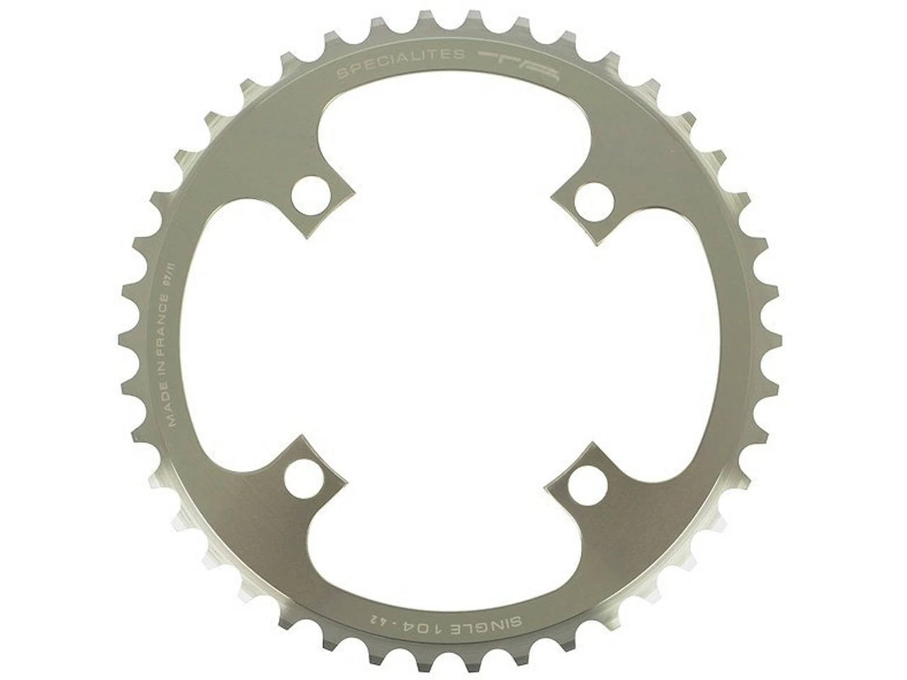 TA Kettenblatt Single, 4-Arm, 104 mm Lochkreis | Hochwertiges Kettenblatt für optimale Leistung – Bild 2