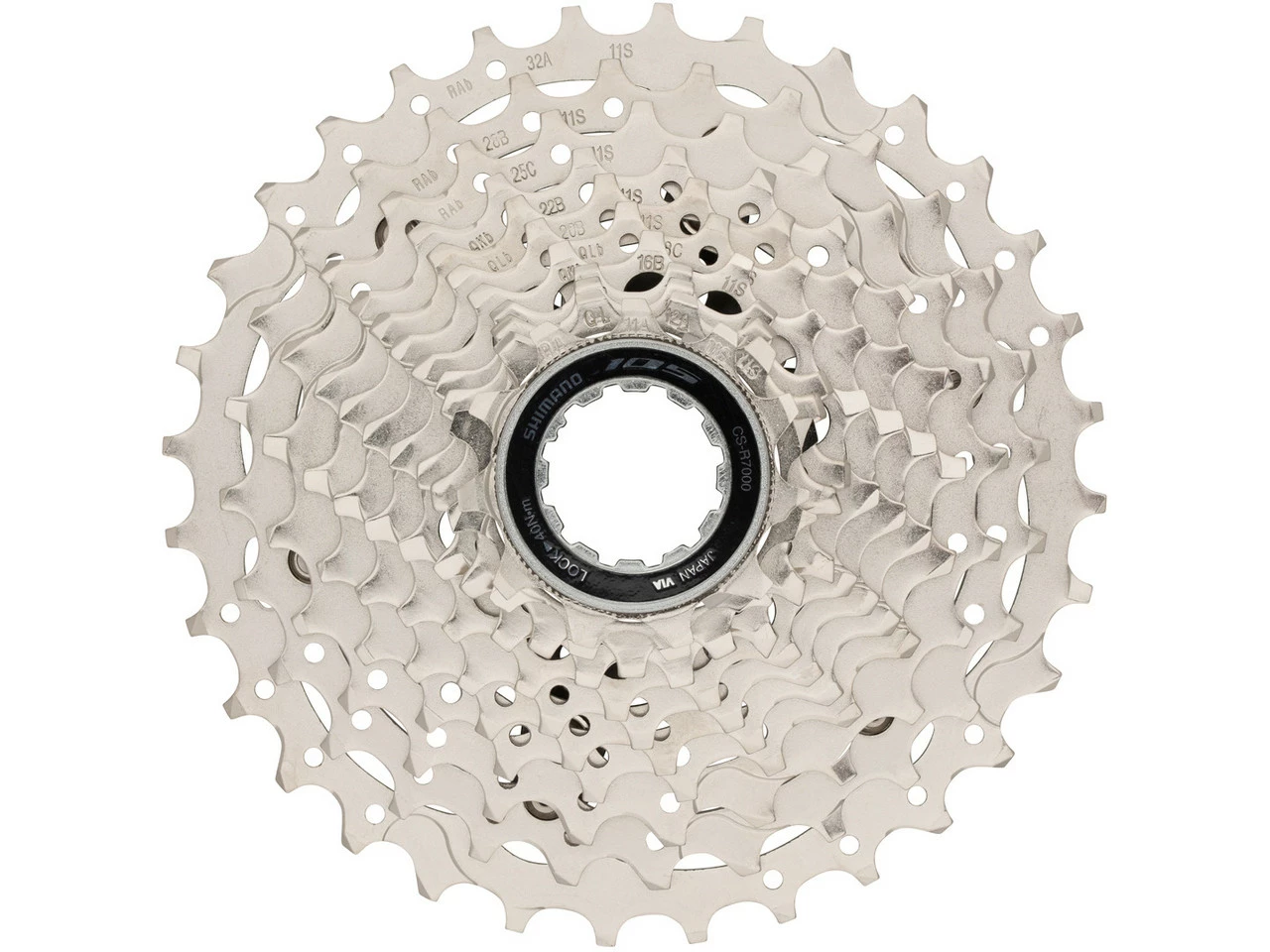 Shimano 105 Kassette CS-R7000 11-fach - Hochwertige Fahrradkassette für präzises Schalten