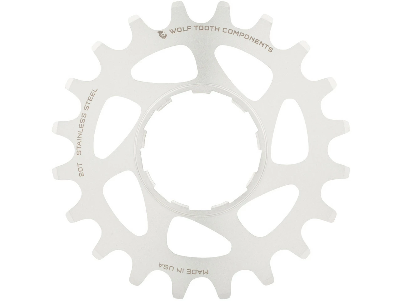 Wolf Tooth Components Edelstahl Singlespeed Ritzel - Hochwertiges Kassetten für Rennräder und MTBs – Bild 4